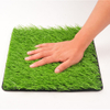 Duo Color Bicolor Artificial Football Turf Grass Dark And Light Green