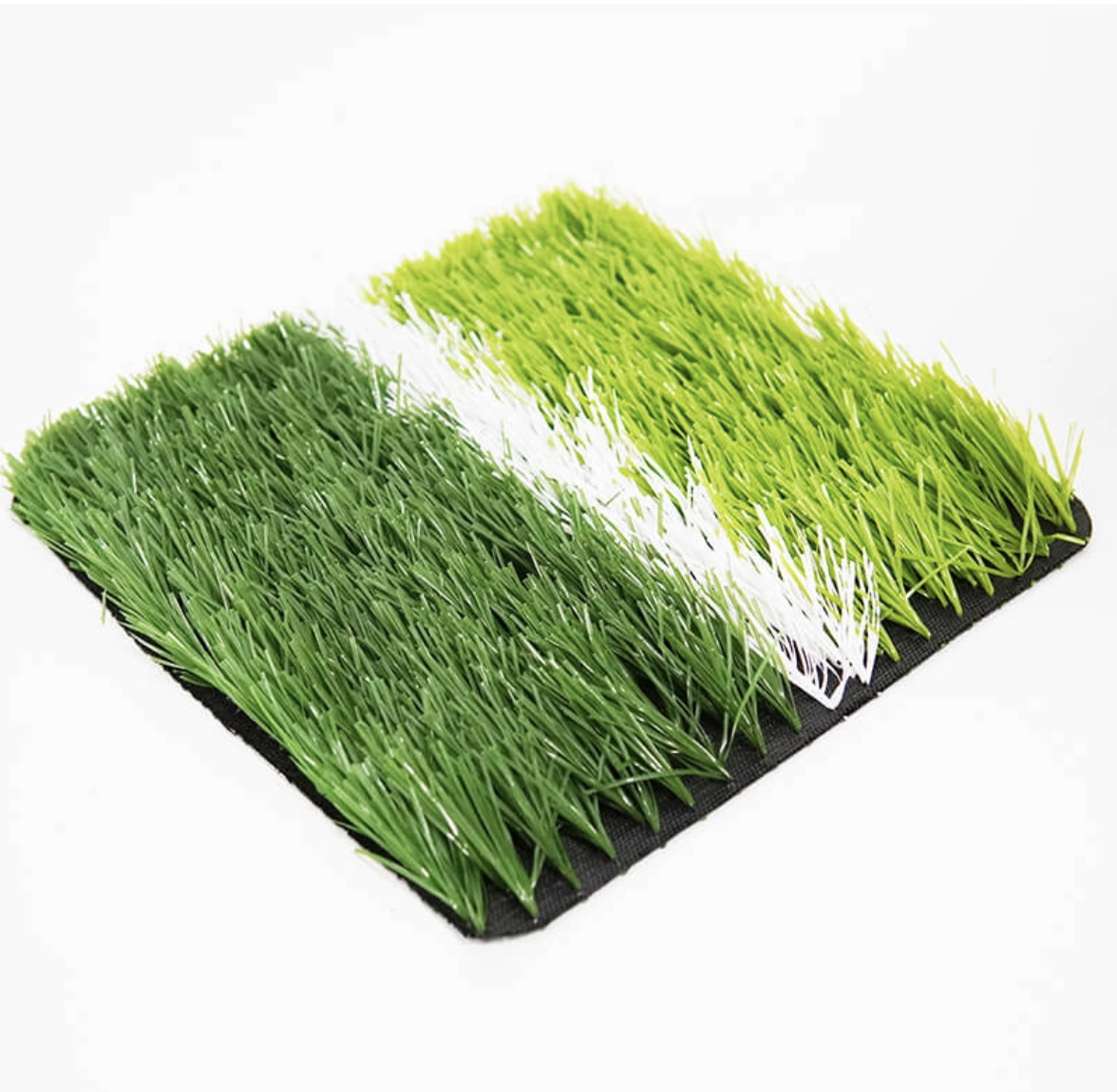 Duo Color Bicolor Artificial Football Turf Grass Dark And Light Green
