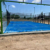 Padel Tennis System Including Glass/Fence/Poles