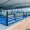 Padel Tennis System Including Glass/Fence/Poles